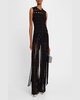 Fausti Sleeveless Fringe Top