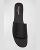 Men's Carlyle Slide Sandals in Satin Crepe