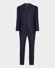 Men's Tonal Stripe 130s Wool Suit