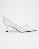 Modellerie Spiked Leather Pumps