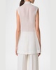 Artina Long Silk Organza Vest
