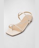 Ella Leather Thong Slingback Sandals