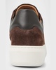 Men's Salvatore Low-Top Suede Sneakers 