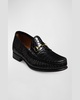 Men's Verona II Croc-Effect Italian Bit Loafers