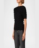 3D Sail Knit Short-Sleeve Sweater