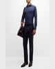 Men's Textured Wool Dress Pants