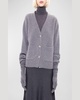 Janelle Cashmere Button-Down Cardigan