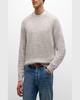Men's Mouline Cashmere Crewneck Sweater