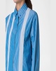 Striped Cotton Poplin Button-Down Shirt