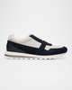 Men's Olimpo Leather and Suede Sneakers