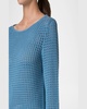 Chunky Cotton Mesh Boatneck Sweater