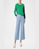 Colorblock Wool Sweater