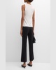 Cropped Kick-Flare Seasonless Wool Trousers