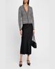 Gwen Striped Wool-Cashmere Cardigan