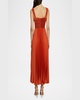 Gisella Pleated Midi Dress