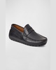Men's Xane Leather Driver Penny Loafers