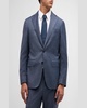 Men's 130s Wool Tonal Check Suit