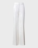 Florine Wool Satin Wide-Leg Pants