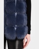 The Adrienne Faux Fur Hooded Vest