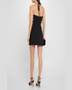 Aisha Ruffle Halter Mini Dress