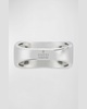 Men's Gucci Tag Ring Chevalier, 7.5mm Silver