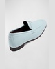 Leather Flat Penny Loafers