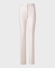 Marilyn High-Rise Check Bootcut-Leg Crepe Pants