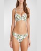 Daffodil-Print Judy Bikini Top (D-DD Cup)
