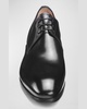 Men's Shiny Leather Dress Oxfords 