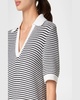 Chunky Tweed Knit Mini Polo Dress
