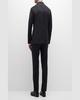 Men's Super 130s Wool Micro-Check Suit