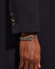 Men's Paisley Interlocking G Silver Bracelet
