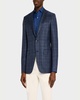 Men's Tonal Plaid Sport Coat