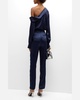 Alice Draped Satin One-Shoulder Top