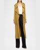 Belted Soft Long Trench Coat