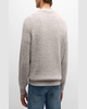Men's Mouline Cashmere Crewneck Sweater