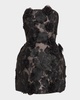 Jasmine Maraya Embroidered Corset Mini Dress