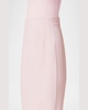Double-Face Wool Crepe Pencil Skirt