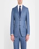 Men's Wool-Silk Windowpane Suit