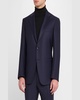 Men's Tonal Stripe 130s Wool Suit