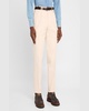 Men's Cotton and Wool Double-Pleated Pants
