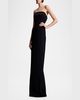 Elizabeth Embellished Strapless Gown
