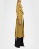 Belted Soft Long Trench Coat