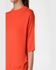Short-Sleeve Boxy Blouson Knit Sweater