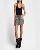 Gleny Braided-Trim Boucle Mini Skirt