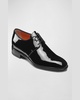 Men's Isogram Patent Leather Derby Shoes