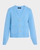 Janelle Cashmere Button-Down Cardigan