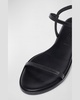 Nettie Leather Ankle-Strap Sandals