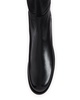 50/50 Leather Over-the-Knee Boot, Black
