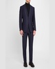 Men's Tonal Stripe 130s Wool Suit